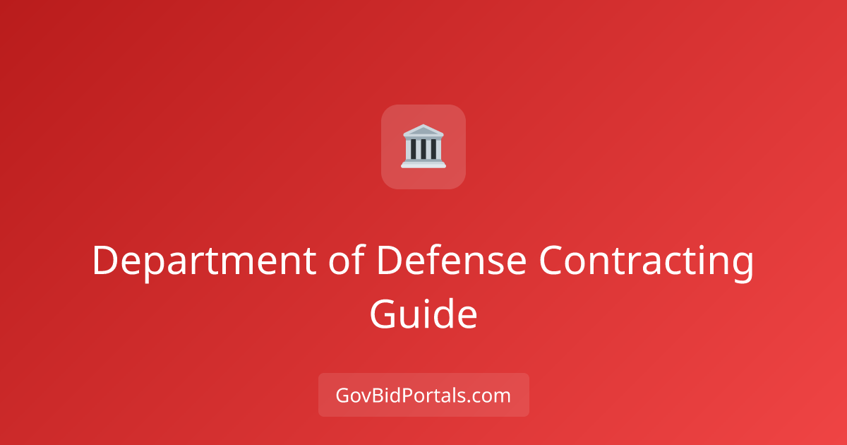How to Get Department of Defense Contracts: Complete Guide for Small ...